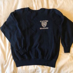Cambridge University vintage crewneck sweater